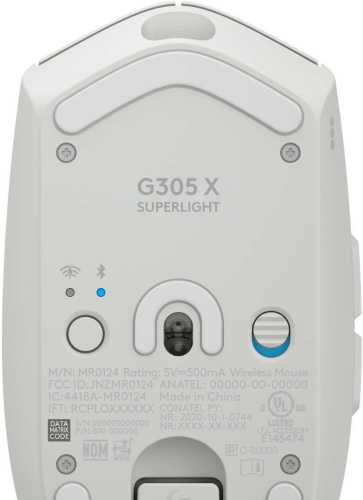 Геймърска безжична мишка Logitech G305 X Superlight , бял, 2005099206134775 02 