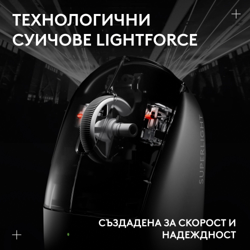 Безжична геймърска мишка Logitech G Pro X, черен, 2005099206136458 04 