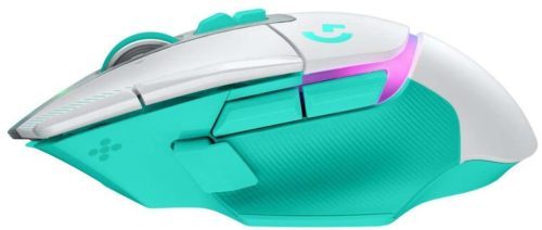 Безжична геймърска мишка Logitech G502 X Plus, бял/зелен, 2005099206136632 10 