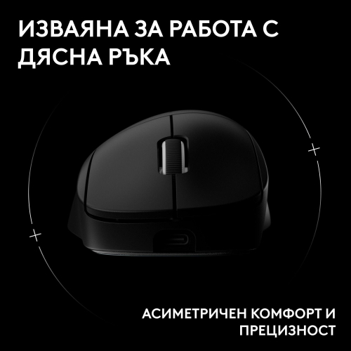 Безжична геймърска мишка Logitech G Pro X 2 DEX SE, черен, 2005099206137189 02 