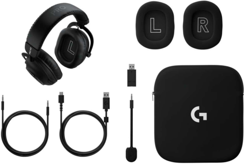 Безжични геймърски слушалки Logitech PRO X3 Lightspeed, черен, 2005099206138001 05 