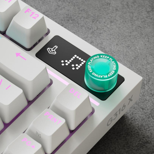 Геймърска клавиатура Logitech G316 X 75, бял, 2005099206139114 02 