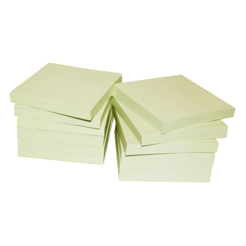 Самоз.листчета 75/75 рецикл жълт 12Х100л, 1000000000051058 02 