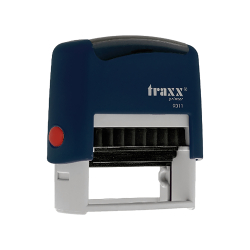 Печат правоъг. Traxx 9011 38/14 син