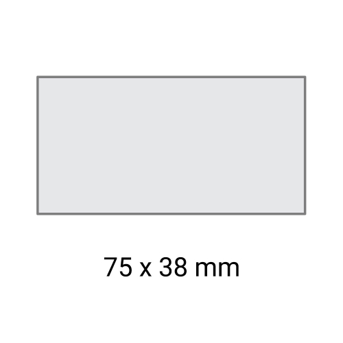 Печат правоъг. Traxx 9026 75/38 син, 1000000000029675 02 