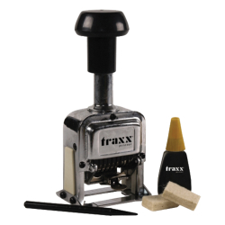 Номератор авт. Traxx AN6606 6ц метален