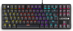 Spartan Gear Lochos 2 TKL Gaming Keyboard, Black