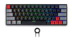 Безжична геймърска клавиатура Spartan Gear Pegasus 2 RGB, черен