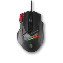 Геймърска мишка Spartan Gear Talos 2 , Черен