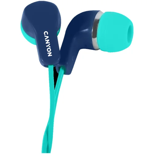 Earphones Canyon EPM-02, Green/Blue, 2005291485001636