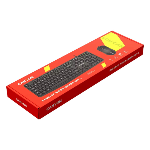 Canyon SET-1 keyboard + mouse set, 1000000000027631 02 