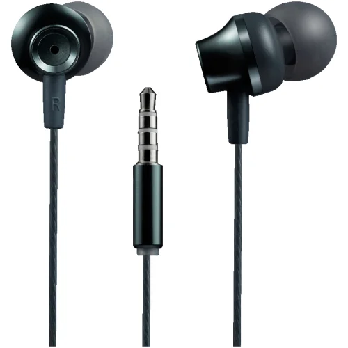CANYON Stereo earphones with microphone, CNS-CEP3DG, dark grey, 2005291485002855
