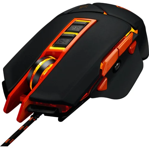 Геймърска мишка Canyon SGM6 Gaming USB черна/оранж, 2005291485003029 05 