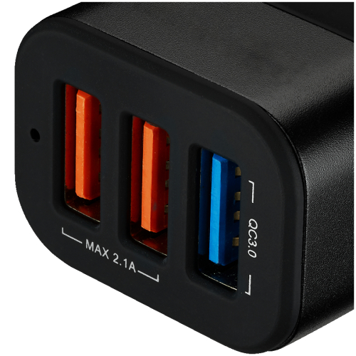 Зарядно за кола Canyon 3XUSB Quick чрн, 1000000000031579 08 