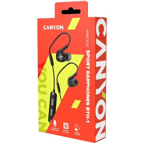 CANYON in-ear headphones mic HS1 black, 1000000000033209 08 