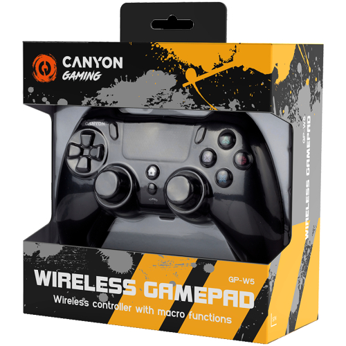 Безжичен геймпад Canyon GP-W5 PS4 черен, 2005291485003678 03 