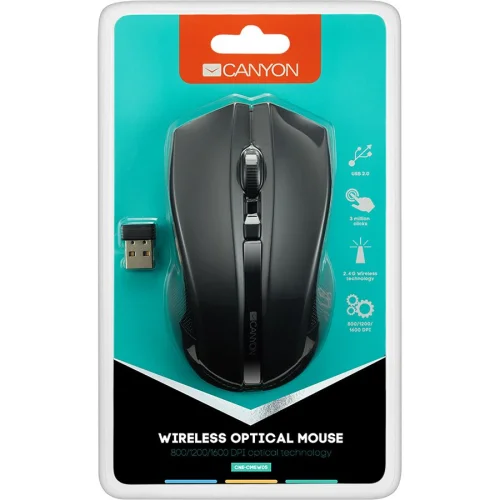 Canyon MW-5 wireless mouse black, 1000000000033108 04 