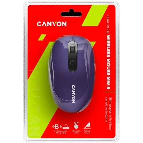 Canyon MW-9 wireless mouse, Violet, 2005291485005726 05 