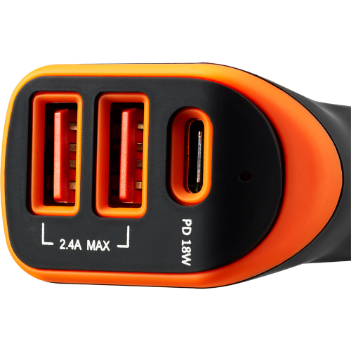 Зарядно кола Canyon 12V USB-A/C 18W ч/о, 1000000000040206 02 