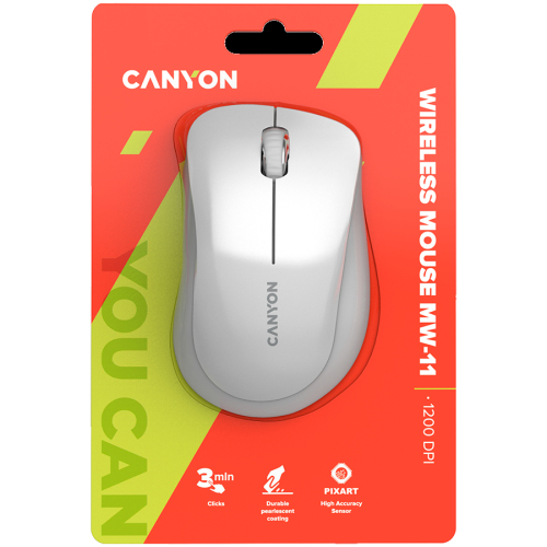 Безжична мишка Canyon SW11, бял, 2005291485006730 03 