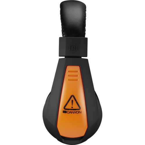 Gaming Headphones Canyon SGAHS1, Black/Orange, 2005291485006846 02  — OK Office Gaming Headphones Canyon SGAHS1, Black/Orange, 2005291485006846 02