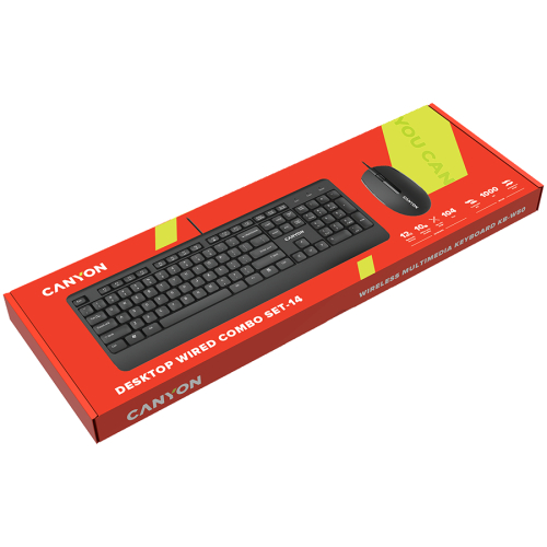 Canyon SET-14 keyboard+mouse set, 1000000000037851 07 