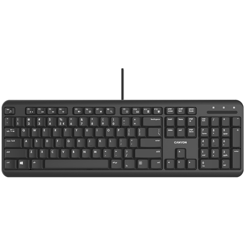 Клавиатура Canyon KB02 мулт USB чрн, 1000000000037840 06 