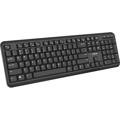 Keyboard wirl. Canyon HKB-W20 black, 1000000000037841