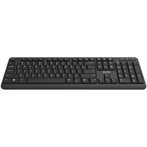 Keyboard wirl. Canyon HKB-W20 black, 1000000000037841 09 