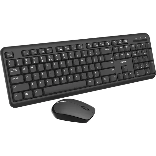 Комплект Canyon SET-W20 безжична клавиатура +мишка, черен, 2005291485007348 02 