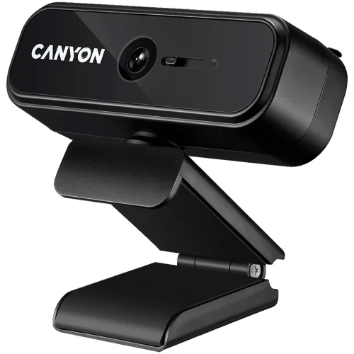 Webcam Canyon C2N CNE-HWC2N with microphone, Full HD (1920x1080@30fps), Black, 2005291485007812