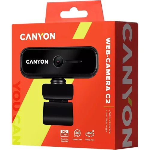 Web камера CANYON C2 720P, 1000000000043438 03 