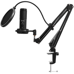 Геймърски микрофон LORGAR Voicer 931, Черен