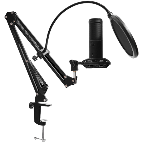 Геймърски микрофон LORGAR Voicer 931, Черен, 2005291485008390 02 