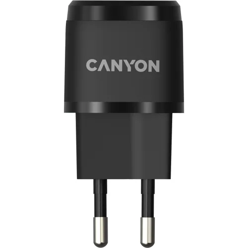 Зарядно Canyon 220V USB-C 20W B05 черен, 1000000000040195 02 