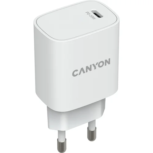 Power Adapter Canyon 220V USB-C 20W W02, 1000000000040196