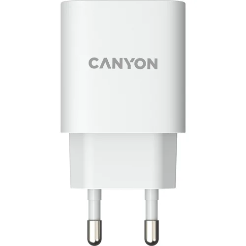 Зарядно Canyon 220V USB-А/C 20W бял, 1000000000040203 02 