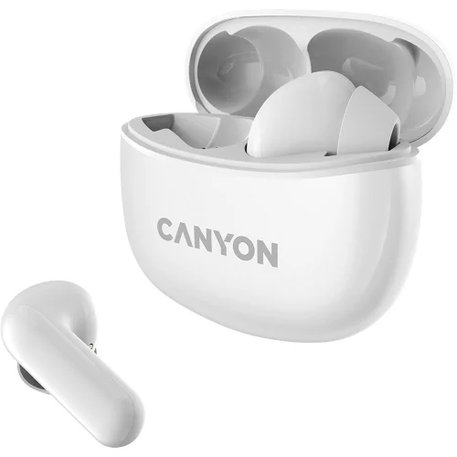 Стерео слушалки Canyon TWS-5 бял, 2005291485009120