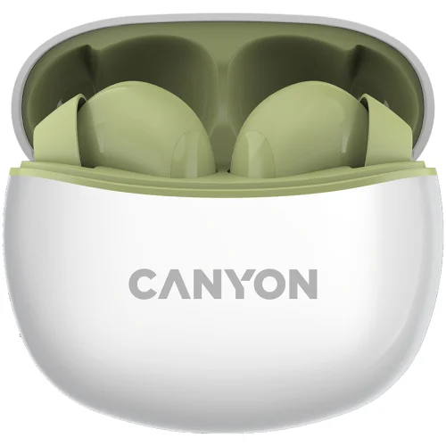 Стерео слушалки Canyon TWS-5 зелен, 2005291485009144 03 