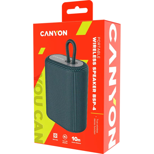 Canyon Wireless speaker BSP-4, Red, 2005291485009199 04 