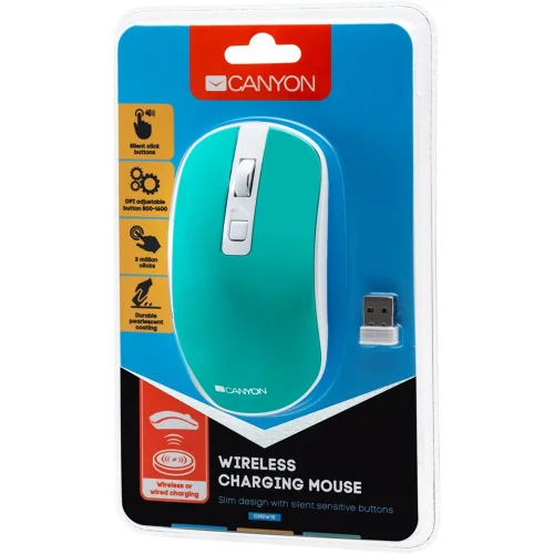 Wireless mouse CANYON MW-18 Silent grn, 1000000000035137 05 