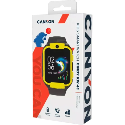 Smartwatch Canyon Cindy KW-41 4G Yellow, 1000000000043017 08 