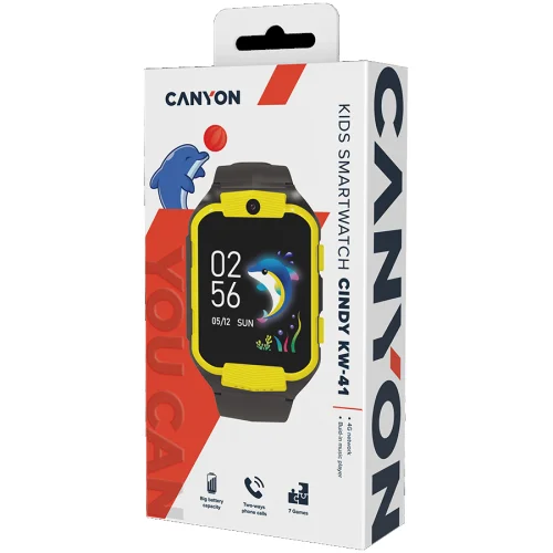 Smartwatch Canyon Cindy KW-41 4G Yellow, 1000000000043017 13 