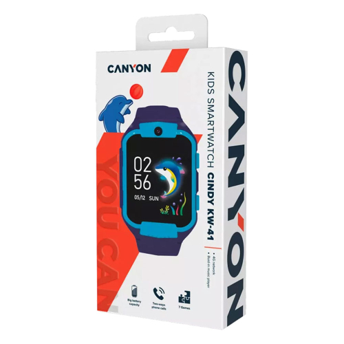 Smartwatch Canyon Cindy KW-41 4G Blue, 1000000000042491 08 