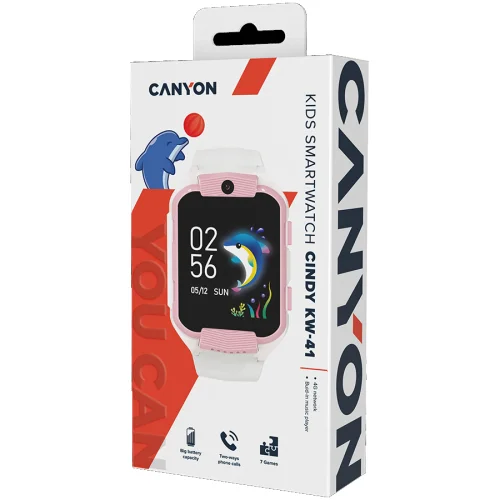 Smartwatch Canyon Cindy KW-41 4G Pink, 1000000000043016 13 
