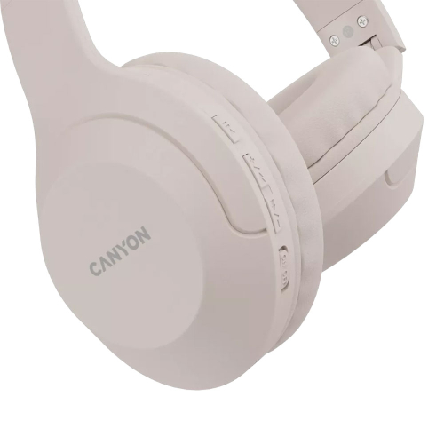 Canyon Wireless headphones BTHS-3, Beige, 2005291485009717 03  — OK Office Canyon Wireless headphones BTHS-3, Beige, 2005291485009717 03