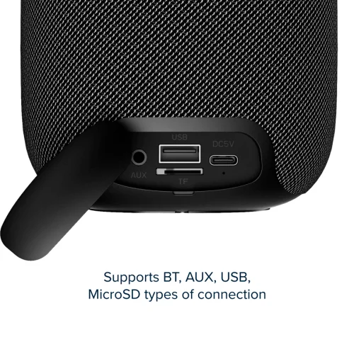 CANYON BSP-8, Bluetooth Speaker, BT V5.2, BLUETRUM AB5362B, TF card support, Type-C USB port, Max Power 10W, Black, 2005291485010027 05 