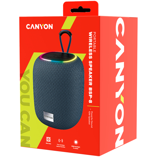 Безжична тонколона Canyon BSP-8, сив, 2005291485010034 04  — OK Office Безжична тонколона Canyon BSP-8, сив, 2005291485010034 04