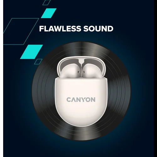Стерео слушалки Canyon TWS-6 черен, 2005291485010065 14 