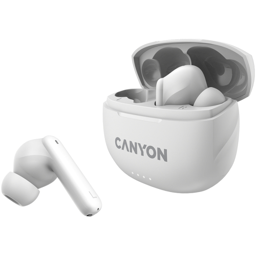 Безжични слушалки тапи Canyon TWS-8, бял, 2005291485010096 02  — OK Office Безжични слушалки тапи Canyon TWS-8, бял, 2005291485010096 02